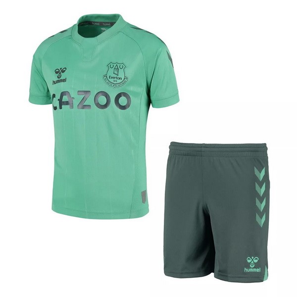 Camiseta Everton 3ª Kit Niño 2020 2021 Verde